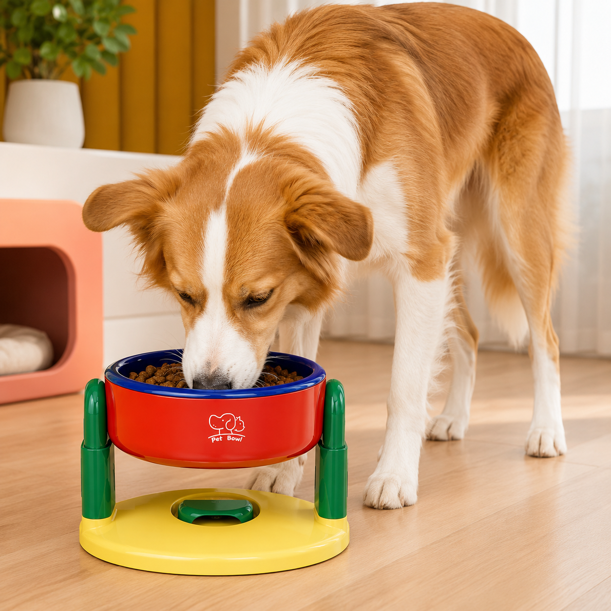 Comedero Elevado para Perros Ajustable